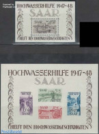 Germany, Saar 1948 Flooding Fund 2 S/s, Mint NH, History - Nature - Water, Dams & Falls - Disasters - Sonstige & Ohne Zuordnung