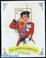 Dominica 2001 Elizabeth II 75th Birthday S/s, Mint NH, History - Kings & Queens (Royalty) - Königshäuser, Adel