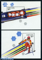 Grenada 1997 Olympic Winter Games 2 S/s, Mint NH, Sport - (Bob) Sleigh Sports - Olympic Winter Games - Skiing - Winter (Varia)