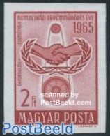 Hungary 1965 20 Years UNO 1v Imperforated, Mint NH, History - United Nations - Ongebruikt