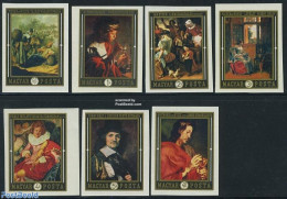 Hungary 1969 Dutch Paintings 7v, Mint NH, History - Netherlands & Dutch - Paintings - Unused Stamps