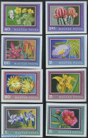 Hungary 1971 200 Years Botanic Garden 8v Imperforated, Mint NH, Nature - Cacti - Flowers & Plants - Unused Stamps