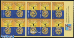 Australia 2005 Rotary Centenary Booklet, Mint NH, Various - Stamp Booklets - Rotary - Unused Stamps