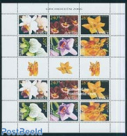 Netherlands Antilles 2006 Orchids 2x6v M/s With Gutters, Mint NH, Nature - Flowers & Plants - Orchids - Sonstige & Ohne Zuordnung