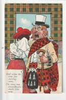 CP ILLUSTRATEUR ROYAUME UNI ECOSSE "And When The Time For Parting Came" - 1900-1949