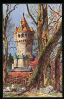 Künstler-AK Richard Wagner: Landsberg /Lech, Mutterturm In Der Sonne  - Wagner, Richard