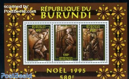 Burundi 1995 Christmas S/s, Mint NH, Religion - Christmas - Religion - Christmas