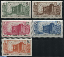 Martinique 1939 French Revolution 6v, Mint NH, History - History - Art - Castles & Fortifications - Kastelen