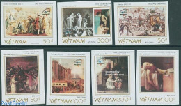 Vietnam 1989 French Revolution 7v Imperforated, Mint NH, History - Sonstige & Ohne Zuordnung