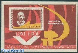 Vietnam 1982 Communist Congress S/s, Mint NH - Sonstige & Ohne Zuordnung