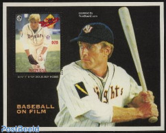 Gambia 1993 The Natural S/s, Mint NH, Performance Art - Sport - Movie Stars - Baseball - Sport (other And Mixed) - Schauspieler