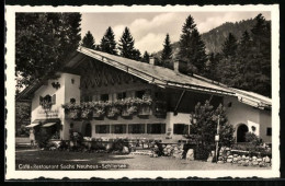 AK Neuhaus-Schliersee, Café-Restaurant Sachs  - Schliersee