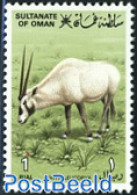 Oman 1982 1R, Oryx Leucoryx, Stamp Out Of Set, Mint NH, Nature - Animals (others & Mixed) - Omán