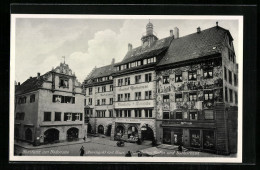 AK Konstanz A. B., Obermarkt Mit Haus Zum Hohen Hafen Und Barbarossa  - Konstanz