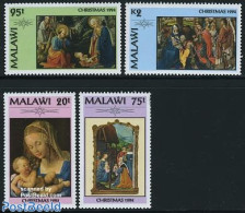Malawi 1994 Christmas, Paintings 4v, Mint NH, Religion - Christmas - Art - Dürer, Albrecht - Paintings - Kerstmis