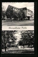 AK Hermülheim-Köln, Rathaus, Am Springbrunnen  - Altri & Non Classificati