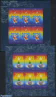 Russia 1999 Christmas/New Year 2 M/s, Mint NH, Religion - Christmas - Navidad