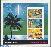 Solomon Islands 1975 Christmas S/s, Mint NH, Religion - Christmas - Kerstmis