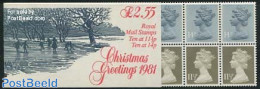 Great Britain 1981 Christmas Booklet, Mint NH, Religion - Christmas - Stamp Booklets - Unused Stamps