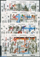 Guyana 1991 Olympic Games 72v In 8 M/ss, Mint NH, Sport - Olympic Games - Guiana (1966-...)