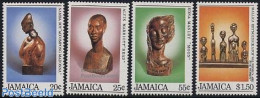 Jamaica 1984 Christmas 4v, Mint NH, Religion - Christmas - Art - Art & Antique Objects - Natale