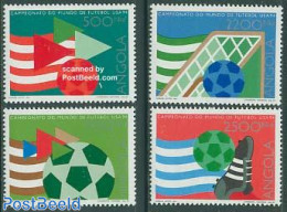 Angola 1994 World Cup Football USA 4v, Mint NH, Sport - Football - Sport (other And Mixed) - Angola