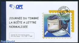 New Caledonia 2007 Stamp Day, Post Boxes 10v In Booklet, Mint NH, Mail Boxes - Post - Stamp Booklets - Stamp Day - Unused Stamps
