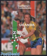 Uganda 1990 World Cup Football S/s, Ekstrom, Mint NH, Sport - Football - Sonstige & Ohne Zuordnung