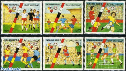Yemen, Arab Republic 1982 World Cup Football Spain 6v, Mint NH, Sport - Football - Sonstige & Ohne Zuordnung