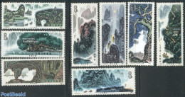 China People’s Republic 1980 Landscape Paintings 8v, Mint NH, Transport - Ships And Boats - Art - East Asian Art - P.. - Unused Stamps