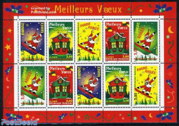France 1998 Christmas M/s, Mint NH, Religion - Christmas - Ongebruikt
