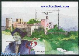 Cape Verde 1992 Granada 92 S/s, Mint NH, Philately - Art - Castles & Fortifications - Castles