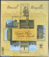 Belgium 2011 Grand Market Brussels 5v M/s, Mint NH, Art - Architecture - Unused Stamps