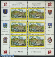 Austria 2011 Stamp Day M/s, Mint NH, History - Transport - Coat Of Arms - Stamp Day - Railways - Nuovi