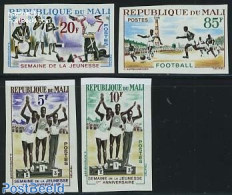 Mali 1963 Youth Week 4v Imperforated, Mint NH, Sport - Sport (other And Mixed) - Malí (1959-...)