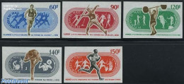 Mali 1969 Sport Records 5v Imperforated, Mint NH, Sport - Athletics - Sport (other And Mixed) - Athlétisme