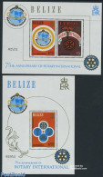 Belize/British Honduras 1981 Rotary Club 2 S/s, Mint NH, Various - Rotary - Rotary Club