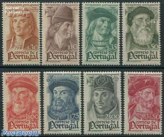 Portugal 1945 Navigators 8v, Mint NH, History - Explorers - Unused Stamps