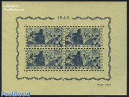 Portugal 1946 Castles S/s, Mint NH, Art - Castles & Fortifications - Nuevos