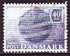 1949. Denmark. 75th Anniversary Of Universal Postal Union (UPU). Used. Mi. Nr. 320 - Gebruikt