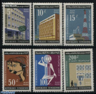 Tunisia 1962 Telephone Net 6v, Mint NH, Science - Telecommunication - Telephones - Telecom