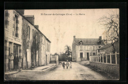 CPA St-Sauveur-de-Carrouges, La Mairie  - Carrouges