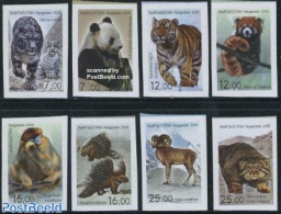 Kyrgyzstan 2008 Asian Animals 8v Imperforated, Mint NH - Sonstige & Ohne Zuordnung