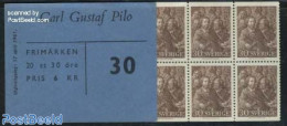 Sweden 1961 Carl Gustaf Pilo Booklet, Mint NH - Unused Stamps