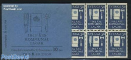 Sweden 1962 Communal Order Booklet, Mint NH, Various - Stamp Booklets - Justice - Ongebruikt