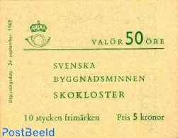 Sweden 1962 Skokloster Booklet, Mint NH, Stamp Booklets - Unused Stamps