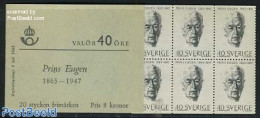 Sweden 1965 Prince Eugen Booklet, Mint NH, History - Neufs