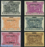 Portugal 1911 REPUBLICA Overprints On Postage Due 6v, Unused (hinged) - Other & Unclassified