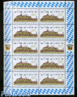 Germany, Federal Republic 1996 1000 Years Market Right Freising M/s, Mint NH, Various - Export & Trade - Art - Castles.. - Nuevos