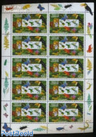 Germany, Federal Republic 1996 Nature Conservation M/s, Mint NH, Nature - Animals (others & Mixed) - Birds - Butterfli.. - Ongebruikt
